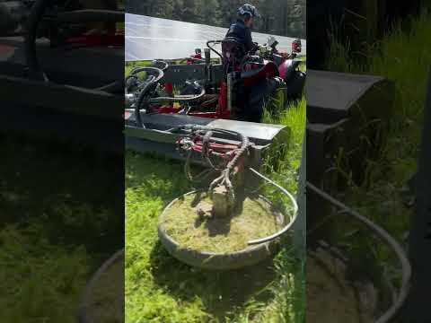 Flail Mulcher with Rotary Mower – Perfect for Mulching Under Solar Panels | S7 classic 2-FAST XSC