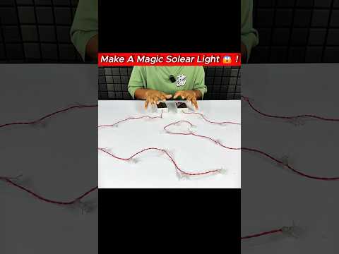 DIY Colorful Solar Lights | Rechargeable Home Decor Magic!😎😎😎 #shorts #trending #diy