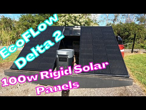 Unleashing EcoFlow Delta 2 Powerhouse with 2- 100W Solar Panel