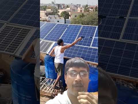 Dirty Solar Panels = Less Power ⚡ | Clean & Save Energy! #SolarTips #Shorts