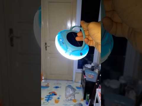 H2S Lampu Emergency UFO Gantung Solar Panel Camping Lamp