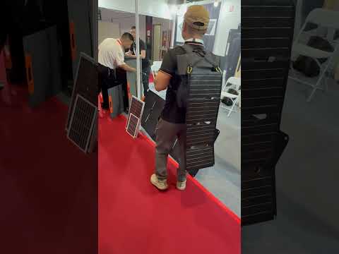 Backpack solar panels for outdoor camping