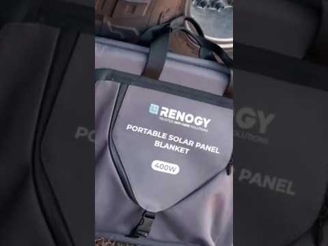 Renogy 400W Portable Solar Blanket  #rvlife #offgrid #camping #solar