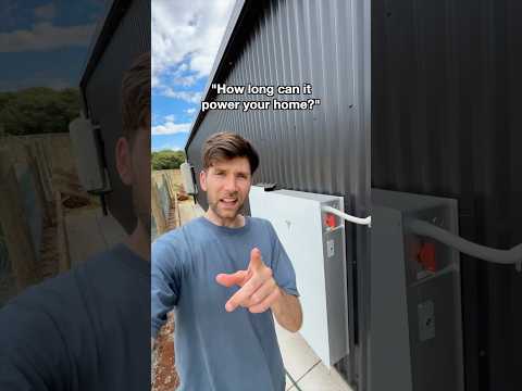 How long will Tesla Powerwall 3 power our home for? 🔋 #teslapowerwall #tesla #smarthome