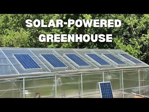 Installing solar panels on my GREENHOUSE to make it fully OFF-GRID