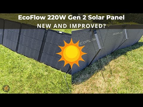 ☀️ ECOFLOW 220W Portable Solar Panel Review! ⚡