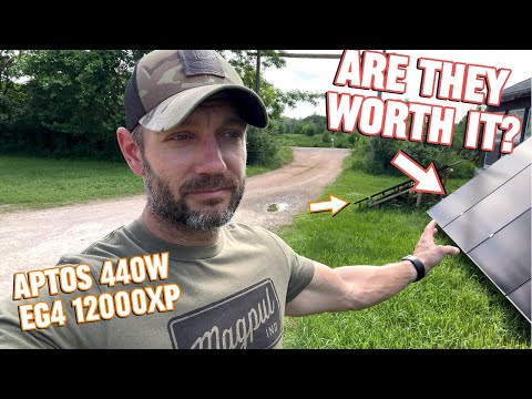 EG4 12000XP Aptos 440W Solar Panels and EG4 280ah wall mount battery Update!