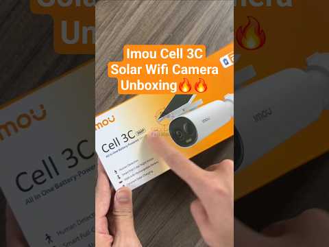 Imou Cell 3c Solar + Battery Wifi Camera Unboxing π₯ | 3mp 2K QHD #ytshorts #imou #wificamera #solar
