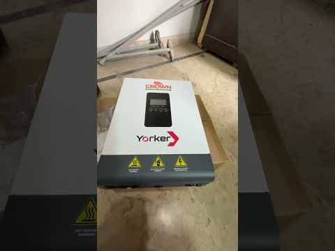 Crown Solar Energy PV4000 Yorkar Series ￼Project in Karachi #solarproject #solarpannel