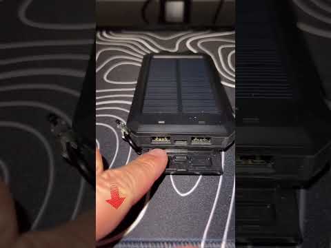 Solar Power Bank Back in Stock! #powerbank #charger #solarpower #survival