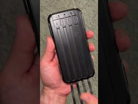 Solar-Powered Power Bank: The Ultimate Outdoor Survival Gadget with a Laser!