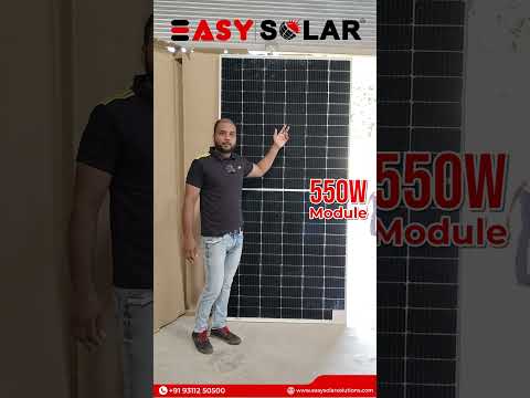 Solar Panel Mono Half-Cut 550 Watt  || Euroropean Technology || Easy Solar Solutions  #solarpanels