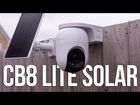 EZViz CB8 Lite Kit – Outdoor Camera With Solar Panel!