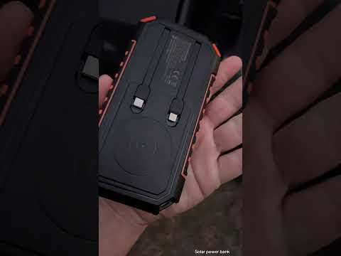 Upgraded Solar Power Bank #powerbank #sola