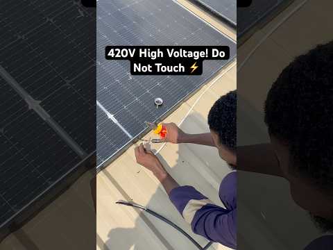 How Do You Connect Solar Panels When There Is No MC4 Connector? #solar #solarpanels #mc4