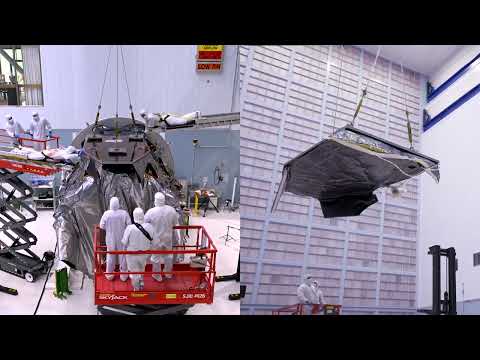 Roman Space Telescope’s solar panels installed in these views from the clean room