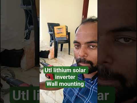 utl inbuilt lithium battery solar mppt inverter #solarmpptinverter  #lithiumironphosphate  #trending
