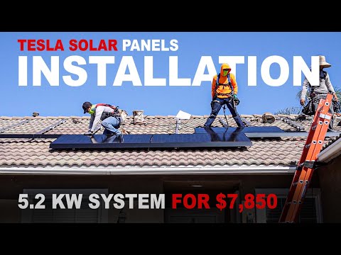 What is it like to get Tesla Solar Panels in 2022? Watch this full installation