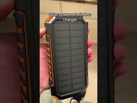 Great Gift for Campers & Hikers – Solar Charger #solarcharger #wirelesscharger