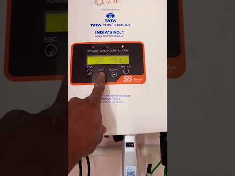 Tata solar installation 3kw on grid solar internet 25 year warranty