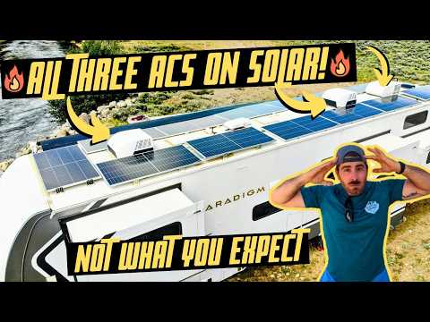 RV Solar Setup + Furrion Chill Cube 18K – Can we Really Run AC Off Grid?