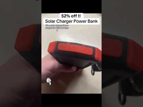 Solar Charger Power Bank – Grab Yours Today! #SolarCharger #PowerBank