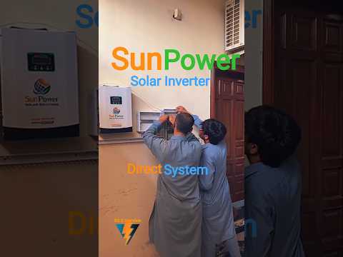 Sun Power 7kW Direct Inverter with Trina Solar Panels | High Efficiency Solar Setup#shorts
