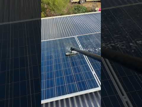 How to clean solar panels