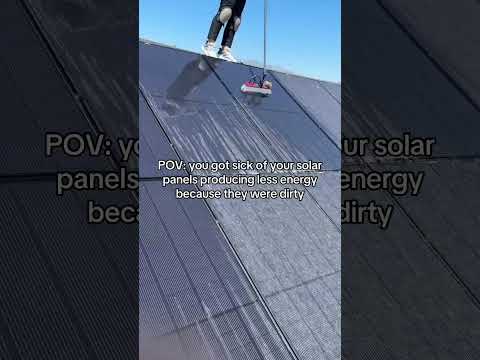 Everyone’s solar panels need a scrub a few times a year. Let us help you keep energy bills down!