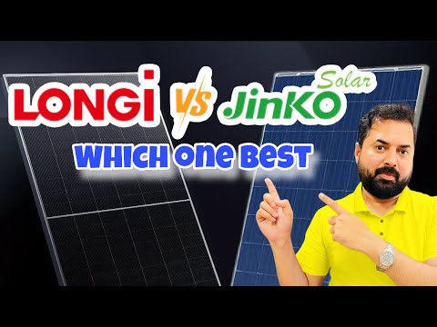 LONGI Vs JinKo Solar Panels Comparison  | LONGi X10 Vs JinKo Tiger Neo | N type TopCon Solar panels