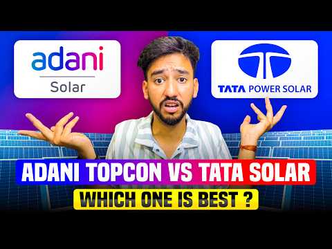 Adani TOPCon vs Tata Solar | Kaun Hai Asli Solar Ka Baadshah? Best Solar Panel for Indian Homes 2025