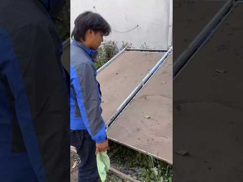 Smart Solar Panel Cleaner with Water Jet – Controlled by Your Phone!