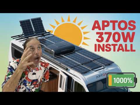How I Installed Aptos 370W Bifacial Solar Panels on my RV