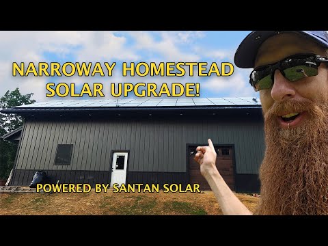 SanTan Solar sent me new panels to boost my power! #narrowayhomestead #solarpanels #santan