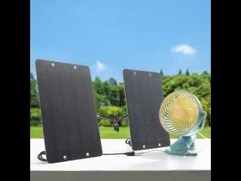 Soshine Mini Solar Panel – USB Solar Panel Charger 5v 6w with High Performance Monocrystalline for