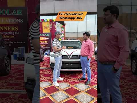 SPGS 2025 Winner! Mr. Santosh from Home Solar Drives Away in a Hyundai i20 | UTL Solar.