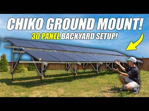 The ULTIMATE DIY Backyard Solar Panel Ground Mount? – Chiko GroundFlex Kit