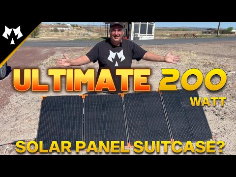 Zoupw 200w Portable Solar Panel Suitcase Test & Review