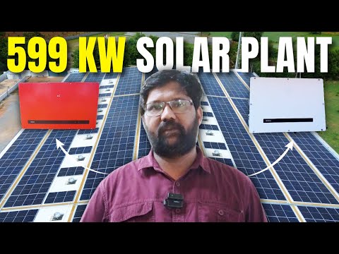 GoodWe Inverter Review 2025 |  599 KW Industrial Solar Power Plant | 𝗚𝗪𝟭𝟮𝟬𝗞‑𝗛𝗧 | Hyderabad