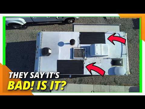 I Tested The BougeRV Arch200 Flexible Solar Panel! Will It Damage My Roof?