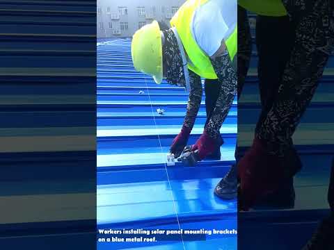 The Process of Installing Solar Panel Mounting on a Metal Roof