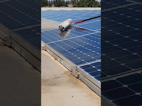 1728 roof mount solar panels 1 day of cleaning