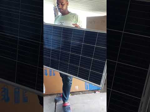 luminous solar panel 170 watt unboxing videos behtarin quality long life product