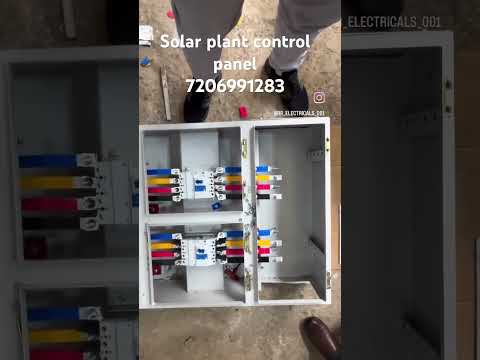 Solar plant control panel 7206991283by RR ELECTRICALS #solarsystem #solarpanel #greenscreen #shorts