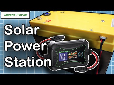 Building a DC Solar Power Station With The Bateria Charge Controller