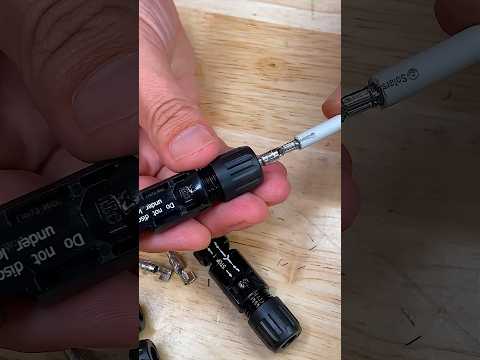 How to Crimp an MC4 Solar Connector