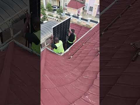 solar panels installation #solarconverter #solar