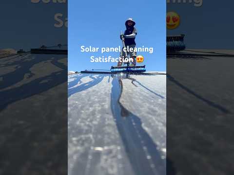 Solar panel cleaning satisfaction ! Inland Empire, California