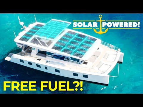 The 100% Solar Powered Electric Yacht That NEVER Needs Charging!