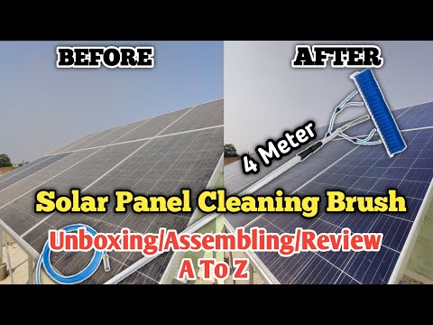 Solar Panel Cleaning BrushโกBest Solar Panel Cleaning System